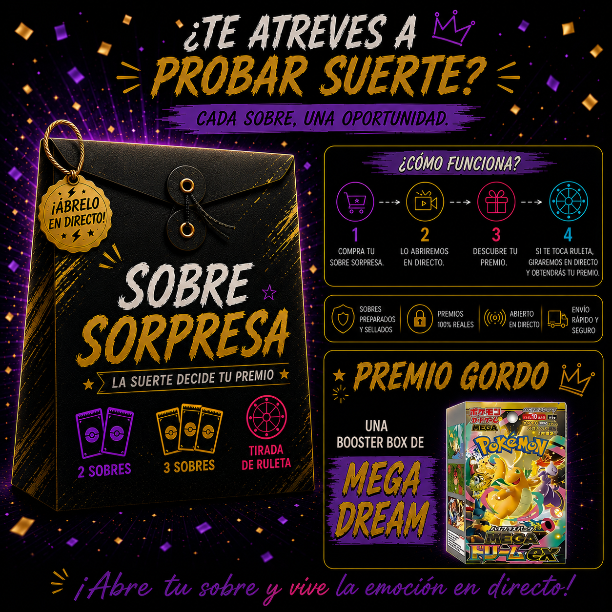 Sobre Sorpresa para Directos | (coreano)